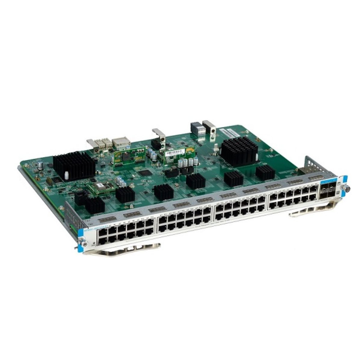 Card mở rộng EA Series 48 cổng Ruijie M7800C-48GT4XS-EA 48 10/100/1000 Base-T, 4 cổng 10GE SFP+(LC), tốc độ 96 Gbps, băng thông 144 Mpps