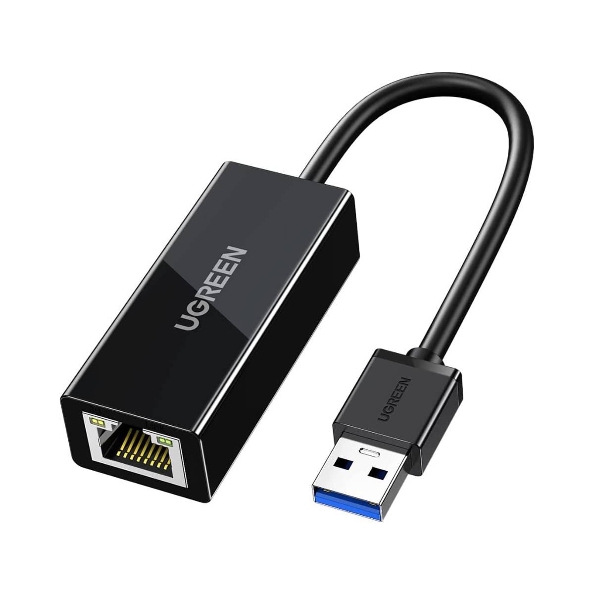 Cáp chuyển Ugreen 20256 CR111 USB 3.0 sang LAN RJ45 10/100/1000 Mbps, tốc độ 5Gbps