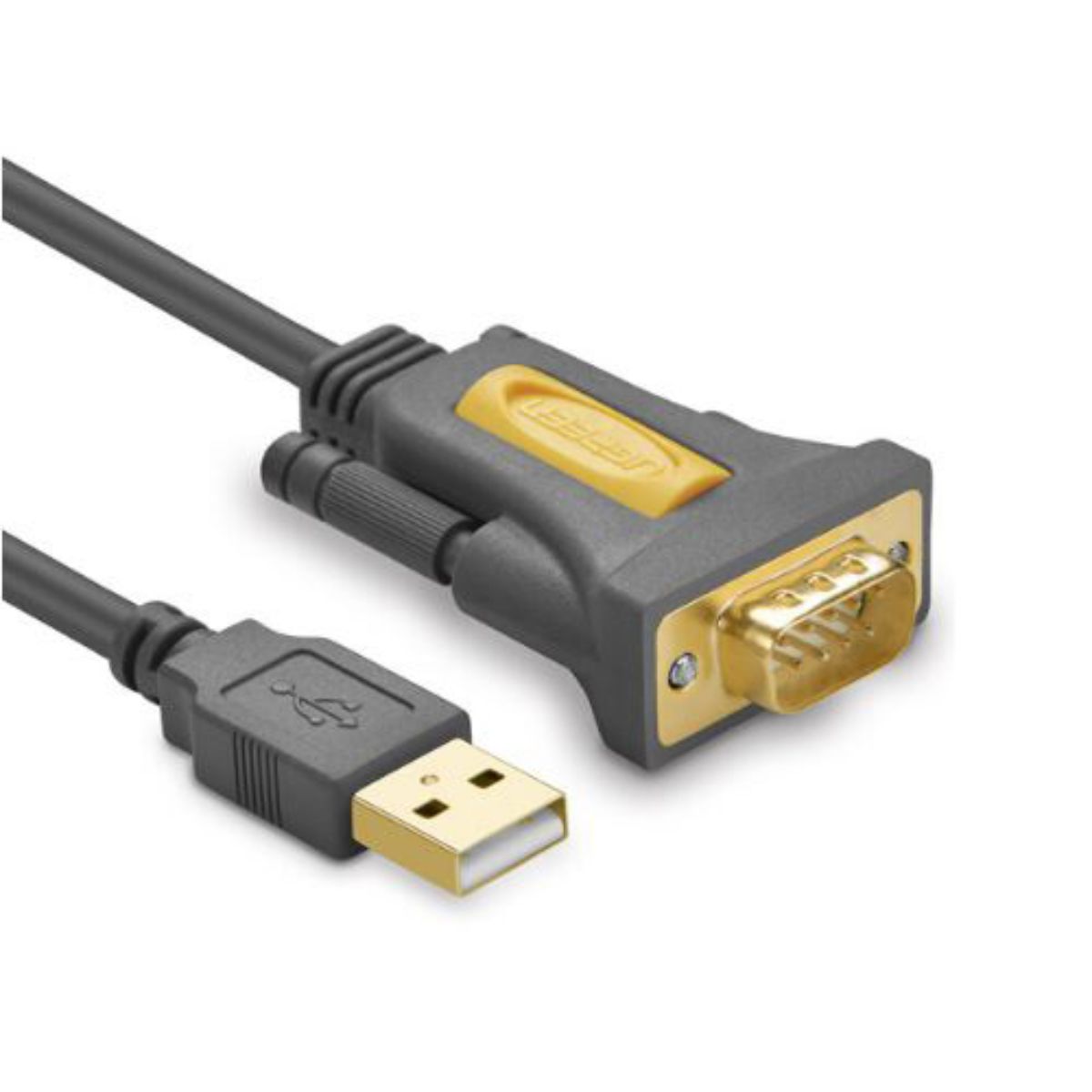 Cáp chuyển đổi USB to Com Ugreen 20211 CR104 dài 1.5m, tốc độ truyền tải 1Mbps