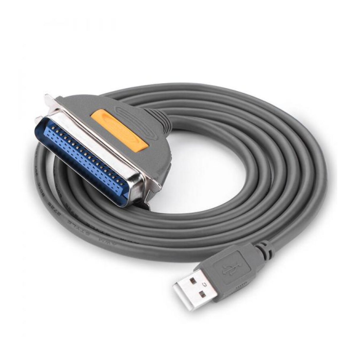 Cáp máy in USB to LPT IEEE 1284 dài 2m Ugreen 20225 CR124 dây dài, tốc độ truyền 12 Mbps