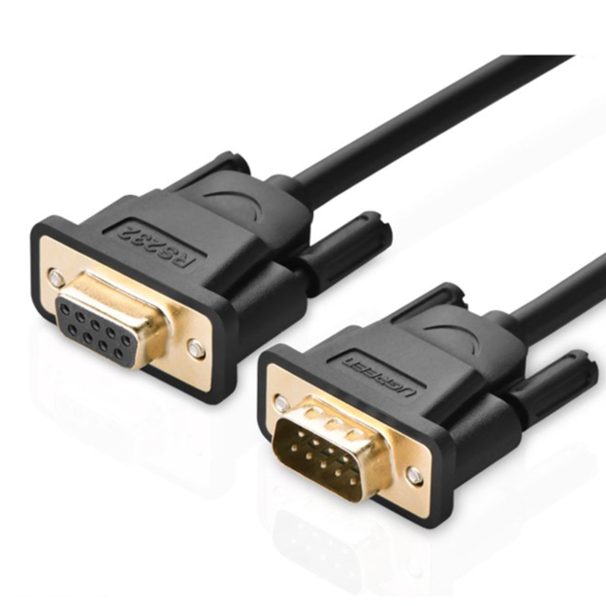 Cáp cổng 1.5m Com to Com Ugreen 20145 DB101 đầu mạ vàng 24K, 30 AWG