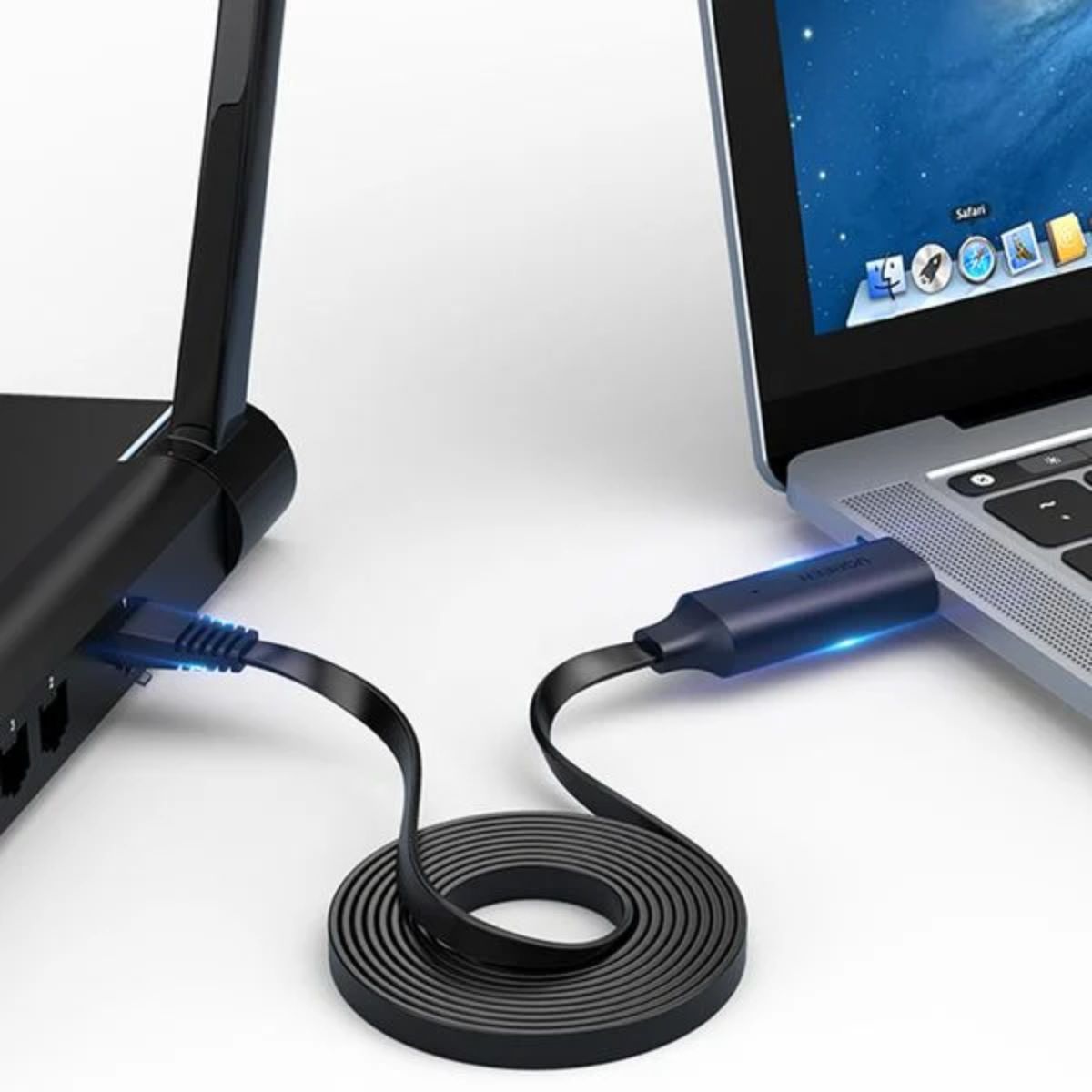 Cáp lập trình Console USB Type-C to RJ45 FTDI dài 1,5M Ugreen 80186