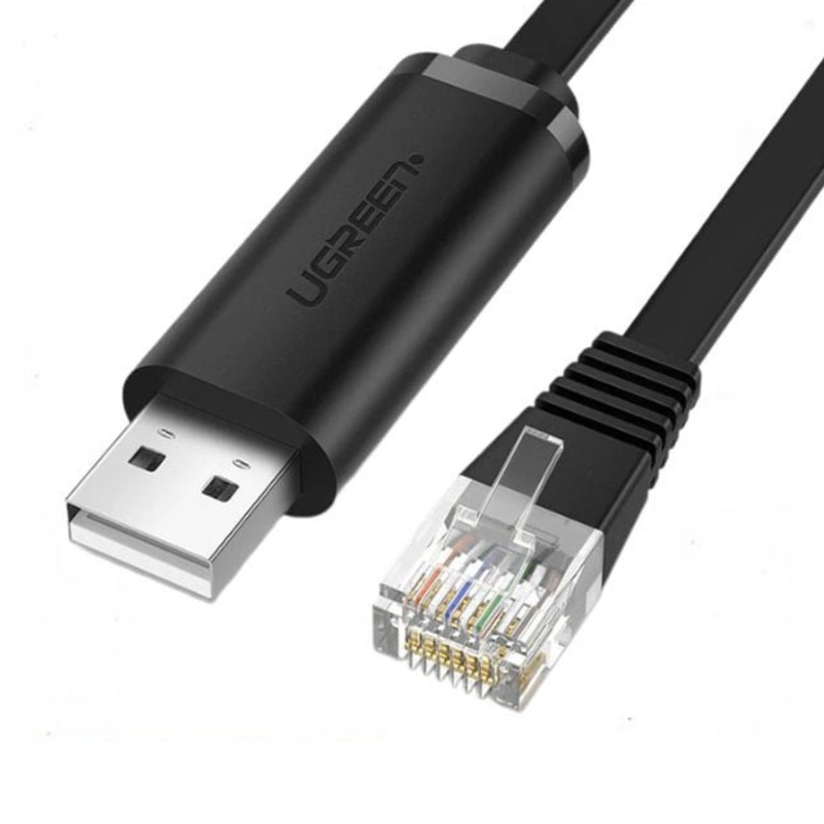 Cáp lập trình Console USB to RJ45 FTDI chính hãng Ugreen 50773 cao cấp
