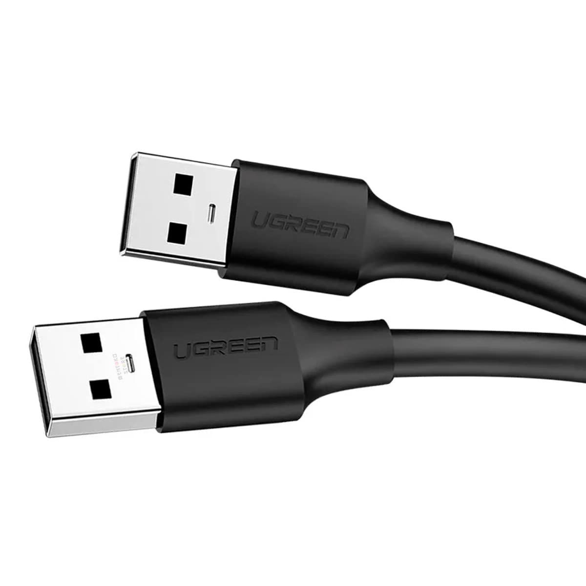 Cáp USB 2.0 chuẩn A 2 dầu dương M/M dài 3m Ugreen 30136 Chính hãng