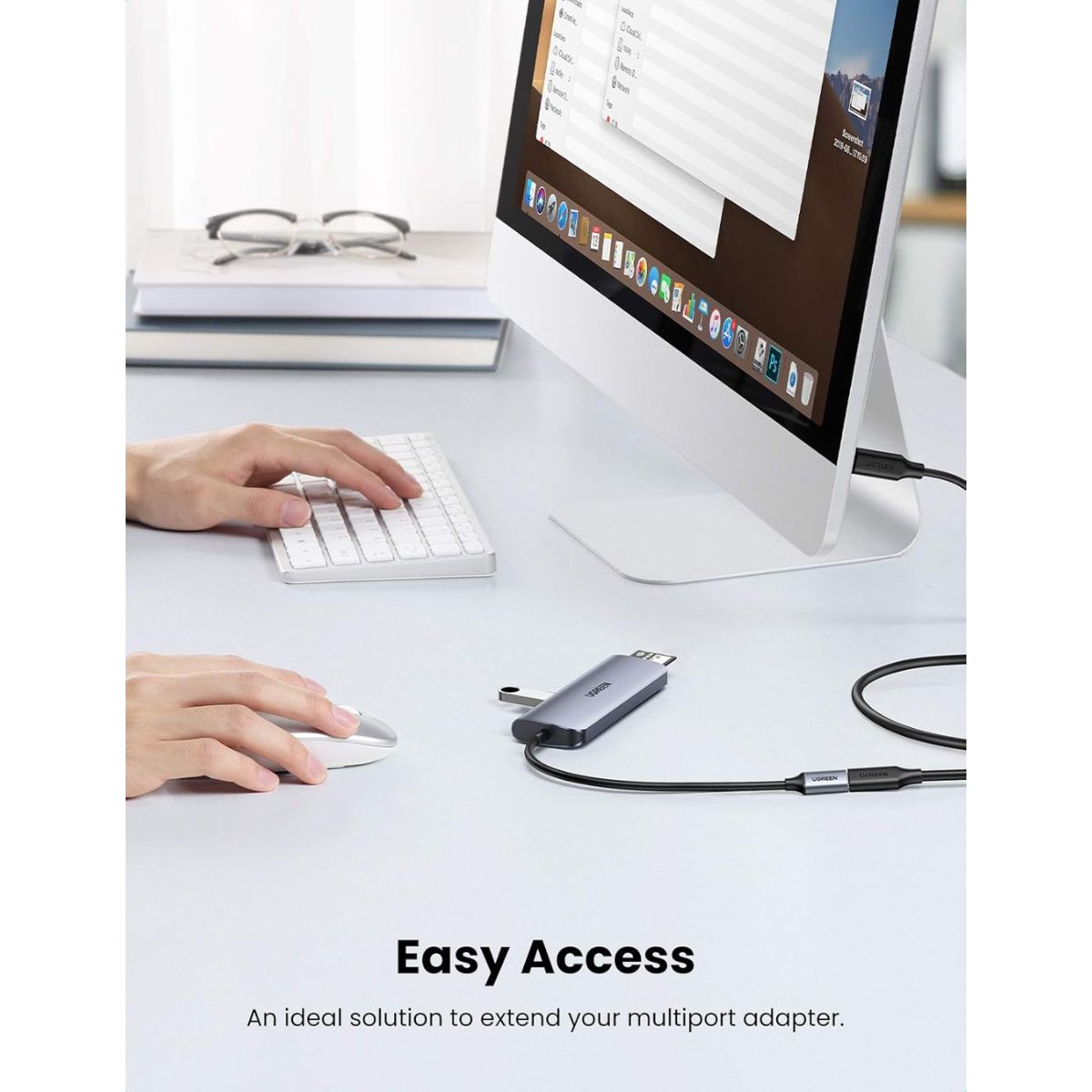 Cáp nối dài USB Type-C (Male/Female) dài 0,5m chính hãng Ugreen 40574 cao cấp