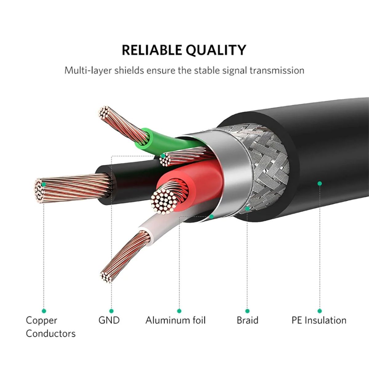 Cáp máy in USB 2.0 dài 2m Ugreen 20847 cao cấp