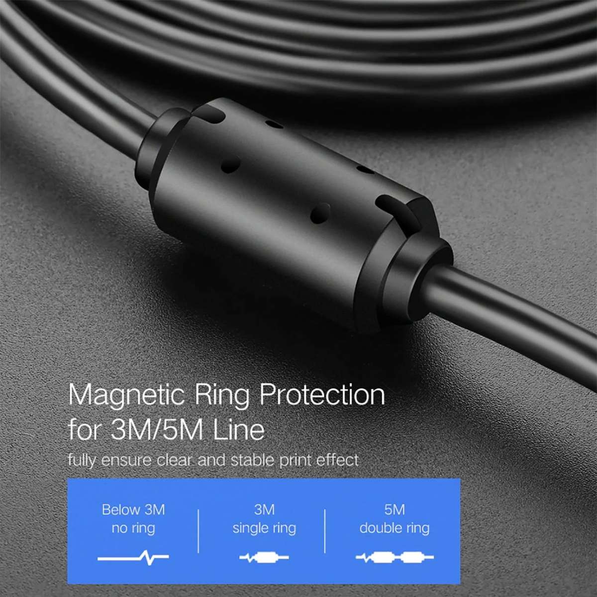 Cáp máy in USB 2.0 dài 2m Ugreen 20847 cao cấp