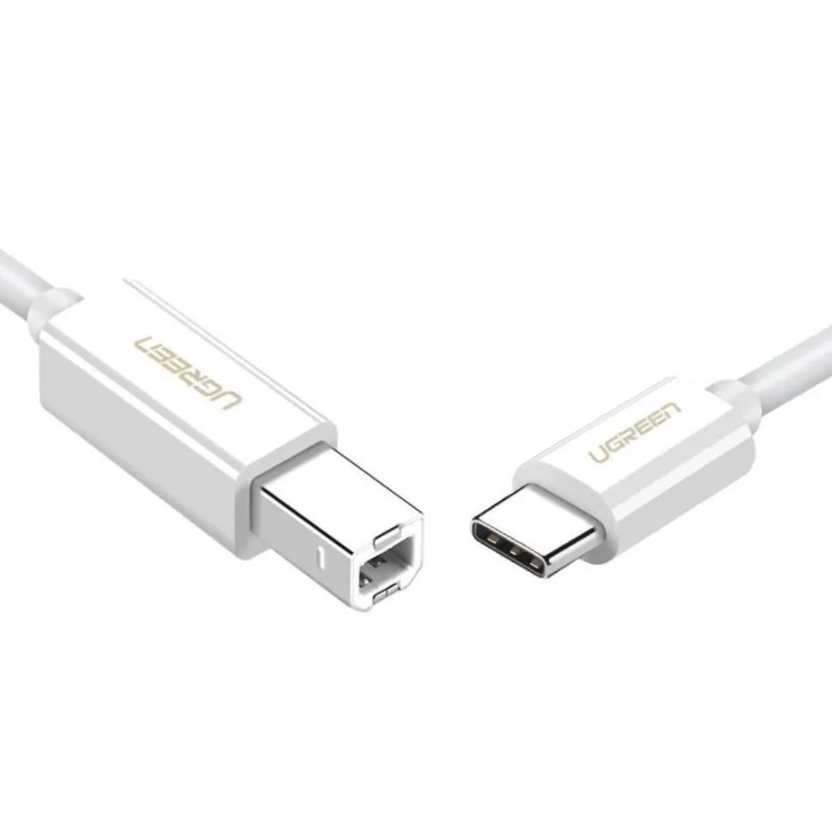 Cáp máy in USB Type C dài 1.5m Ugreen 40417 (Màu trắng)