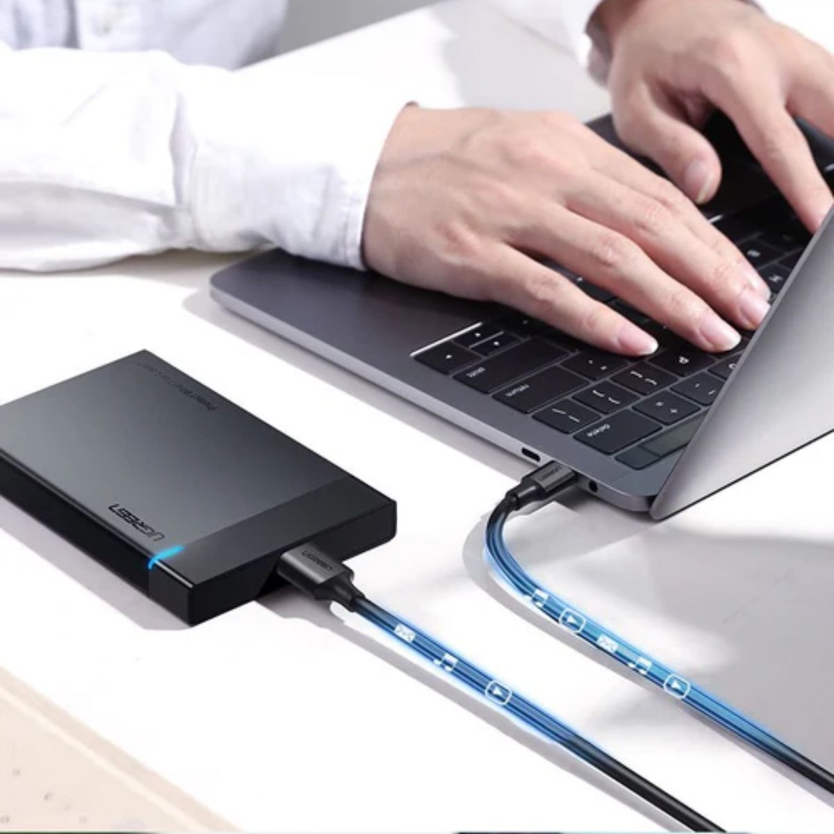 Cáp USB Type C to Micro USB 3.0 dài 1M cao cấp Ugreen 20103